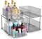 Sorbus 2 Tier Under Sink Bathroom Organizers and Storage, Metal Sliding Drawers for Enhanced Bathroom Storage (2 Pack)